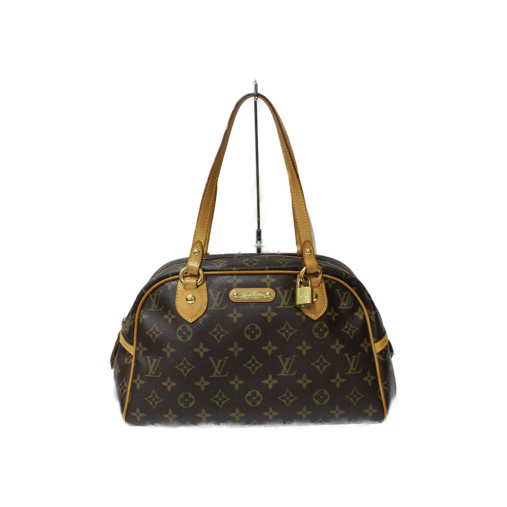 LOUIS VUITTON Montorgueil Monogram Shoulder Bag Padlock